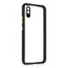 Newface Xiaomi Redmi 9A Kılıf Miami Şeffaf Silikon - Lacivert