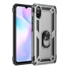 Newface Xiaomi Redmi 9A Kılıf Sofya Yüzüklü Silikon Kapak - Gümüş