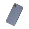 Newface Xiaomi Redmi 9A Kılıf Volet Silikon - Mavi