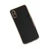 Newface Xiaomi Redmi 9A Kılıf Volet Silikon - Siyah
