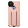 Newface Xiaomi Redmi 9C Kılıf Mega Standlı Silikon - Pudra