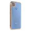 Newface Xiaomi Redmi 9C Kılıf Razer Lensli Silikon - Gold