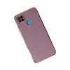 Newface Xiaomi Redmi 9C Kılıf Volet Silikon - Mor