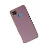 Newface Xiaomi Redmi 9C Kılıf Volet Silikon - Mor