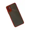 Newface Xiaomi Redmi Note 10 5G Kılıf Montreal Silikon Kapak - Kırmızı