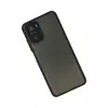 Newface Xiaomi Redmi Note 10 Kılıf Montreal Silikon Kapak - Siyah