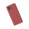 Newface Xiaomi Redmi Note 10 Kılıf Volet Silikon - Kırmızı