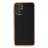 Newface Xiaomi Redmi Note 10 Kılıf Volet Silikon - Siyah