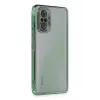 Newface Xiaomi Redmi Note 10 Pro Kılıf Razer Lensli Silikon - Yeşil