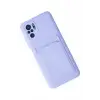 Newface Xiaomi Redmi Note 10S Kılıf Kelvin Kartvizitli Silikon - Lila