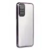 Newface Xiaomi Redmi Note 11 Kılıf Razer Lensli Silikon - Mor