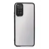 Newface Xiaomi Redmi Note 11 Kılıf Razer Lensli Silikon - Siyah