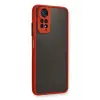 Newface Xiaomi Redmi Note 11 Pro Kılıf Montreal Silikon Kapak - Kırmızı