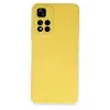 Newface Xiaomi Redmi Note 11 Pro Plus 5G Kılıf Nano içi Kadife Silikon - Sarı