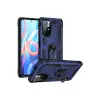 Newface Xiaomi Redmi Note 11T Kılıf Sofya Yüzüklü Silikon Kapak - Lacivert