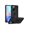 Newface Xiaomi Redmi Note 11T Kılıf Sofya Yüzüklü Silikon Kapak - Siyah