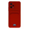 Newface Xiaomi Redmi Note 12 4G Kılıf Kelvin Kartvizitli Silikon - Kırmızı