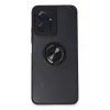 Newface Xiaomi Redmi Note 12 4G Kılıf Montreal Yüzüklü Silikon Kapak - Siyah