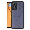 Newface Xiaomi Redmi Note 12 Pro 4G Kılıf Aras Deri Kapak - Lacivert