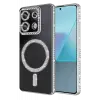 Newface Xiaomi Redmi Note 13 Pro 4G Joke Simli Magneticsafe Kılıf - Gümüş