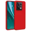 Newface Xiaomi Redmi Note 13 Pro 4G Kılıf First Silikon - Kırmızı