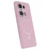 Newface Xiaomi Redmi Note 13 Pro 4G Regal Magsafe Standlı Kapak - Açık Pembe