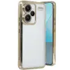Newface Xiaomi Redmi Note 13 Pro Plus Kılıf Razer Lensli Silikon - Gold