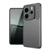 Newface Xiaomi Redmi Note 14 4G Kılıf Auto Focus Karbon Kapak - Gri