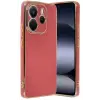 Newface Xiaomi Redmi Note 14 4G Kılıf Volet Silikon - Kırmızı