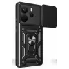 Newface Xiaomi Redmi Note 14 4G Pars Lens Yüzüklü Silikon - Siyah