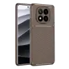 Newface Xiaomi Redmi Note 14 Pro 4G Kılıf Auto Focus Karbon Kapak - Gri