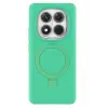 Newface Xiaomi Redmi Note 14 Pro 4G Regal Magsafe Standlı Kapak - Yeşil
