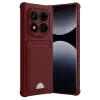 Newface Xiaomi Redmi Note 14 Pro 5G Kelvin Kartvizitli Silikon - Bordo