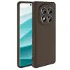 Newface Xiaomi Redmi Note 14 Pro 5G Kılıf First Silikon - Kahverengi