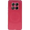 Newface Xiaomi Redmi Note 14 Pro 5G Kılıf Maya Karbon Kapak - Bordo