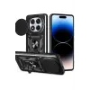 Newface Xiaomi Redmi Note 14 Pro Plus Kılıf Pars Lens Yüzüklü Silikon - Siyah