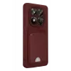 Newface Xiaomi Redmi Note 15 4G Kelvin Kartvizitli Silikon - Bordo