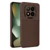 Newface Xiaomi Redmi Note 15 Pro 5G Auto Focus Karbon Kapak - Kahverengi