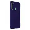 Newface Xiaomi Redmi Note 8 Kılıf Nano içi Kadife Silikon - Mor