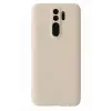 Newface Xiaomi Redmi Note 8 Pro Kılıf First Silikon - Krem