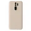 Newface Xiaomi Redmi Note 8 Pro Kılıf First Silikon - Krem