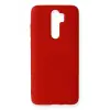 Newface Xiaomi Redmi Note 8 Pro Kılıf Nano içi Kadife Silikon - Kırmızı