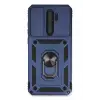 Newface Xiaomi Redmi Note 8 Pro Kılıf Pars Lens Yüzüklü Silikon - Lacivert