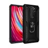 Newface Xiaomi Redmi Note 8 Pro Kılıf Sofya Yüzüklü Silikon Kapak - Siyah