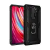 Newface Xiaomi Redmi Note 8 Pro Kılıf Sofya Yüzüklü Silikon Kapak - Siyah