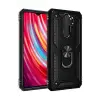 Newface Xiaomi Redmi Note 8 Pro Kılıf Sofya Yüzüklü Silikon Kapak - Siyah