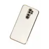 Newface Xiaomi Redmi Note 8 Pro Kılıf Volet Silikon - Beyaz