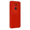 Newface Xiaomi Redmi Note 9 Kılıf Nano içi Kadife Silikon - Kırmızı