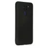 Newface Xiaomi Redmi Note 9 Kılıf Nano içi Kadife Silikon - Siyah