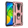 Newface Xiaomi Redmi Note 9 Kılıf Sofya Yüzüklü Silikon Kapak - Rose